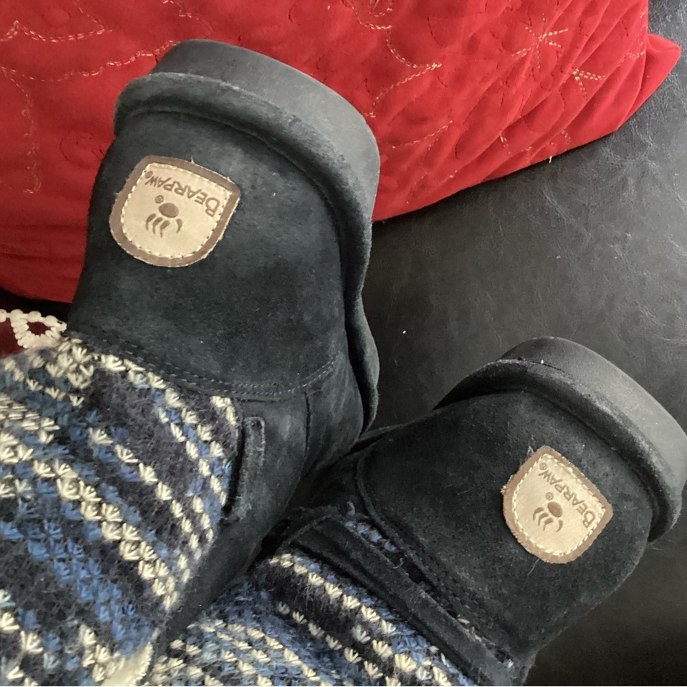 bearpaw genuine suede wool cold weather boots - Picture 6 of 13